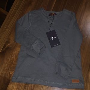 7 for all man kind toddler long sleeve shirt